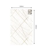 White with Golden Stripe UV Panel (1220 x 2440 x 2.5)mm