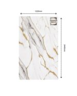 White Golden Stone Effect UV Panel (1220 x 2440 x 2.5)mm