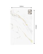 White with minimal Golden Effect UV Panel (1220 x 2440 x 2.5)mm