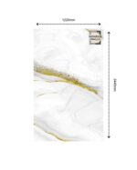 White Mid Golden UV Panel (1220 x 2440 x 2.5)mm